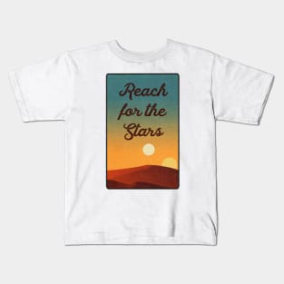 galaxy sunset (reach for the stars) Kids T-Shirt